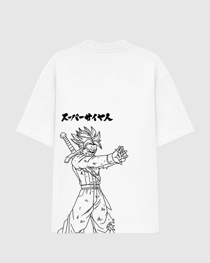 Oversized - DBSuper Future Trunks (Branco)